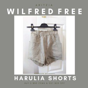 Aritzia Wilfred Free Harulia Linen Shorts